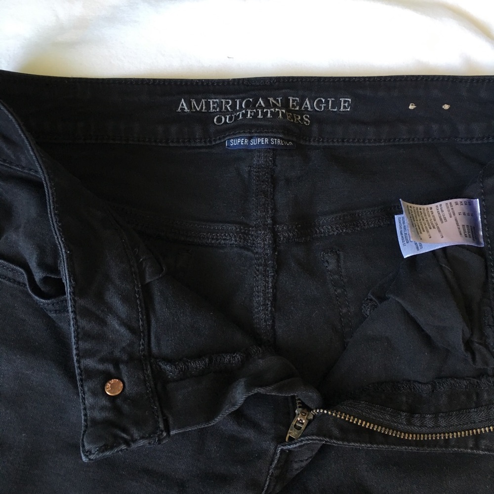 American Eagle High Rise Black Jeggings